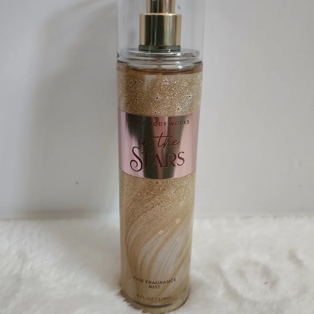 Bath & Body Works In The Stars Wash Lotion Cream Mist Shimmer 6 PC Gift Set